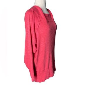 We The Free Womens Pink Coral Dolman Sleeve Blouse Medium